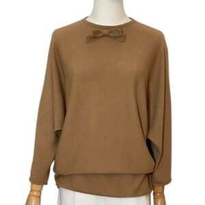 Carolina Herrera bow tie sweater